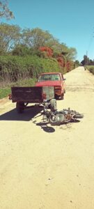 Una mujer resultó con lesiones en un accidente de tránsito