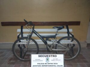 Personal de Investigaciones recuperó una bicicleta a pocas horas de ser sustraída