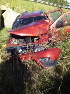 ACCIDENTE SIN LESIONADOS SOBRE LA AUTOVÍA