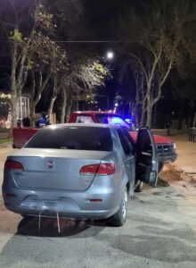 Accidente sobre Avenida Presidente Perón de la ciudad de Colón