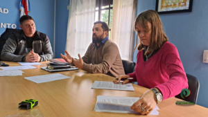 PRONUNCIAMIENTO: SE TRABAJA EN LAS CALLES INTERNAS Y CERCO PERIMETRAL DEL PARQUE INDUSTRIAL