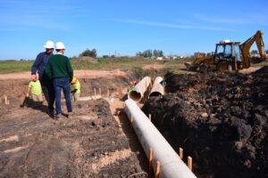 Desagües pluviales en Villa Elisa: continúa adelante el plan integral de mejoras
