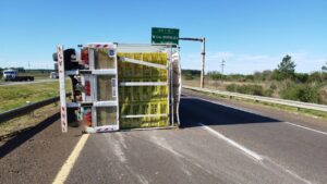 Accidente en el km 173 de la Autovía General José Gervasio Artigas