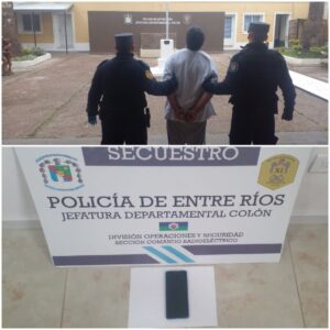 MASCULINO DETENIDO POR ROBO EN FLAGRANCIA.