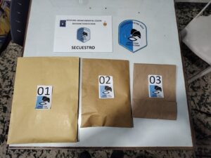 Colón: Aprehensión por posesión y comercialización de sustancias prohibidas.