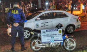 Personal del Comando radioeléctrico localizó una motocicleta que había sido sustraída en Colón