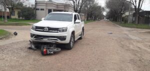 ACCIDENTE DE TRANSITO CON LESIONES LEVES.