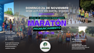 SE VIENE UNA NUEVA EDICIÓN DE LA MARATÓN DE PRONUNCIAMIENTO