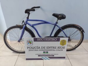 SE RECUPERO BICICLETA EN VILLA ELISA