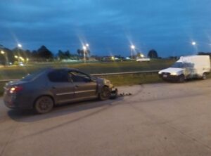 ACCIDENTE DE TRÁNSITO CON LESIONES LEVES.