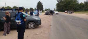 Accidente de Tránsito en Ruta 135: Colisión Múltiple Deja un conductor con lesiones leves