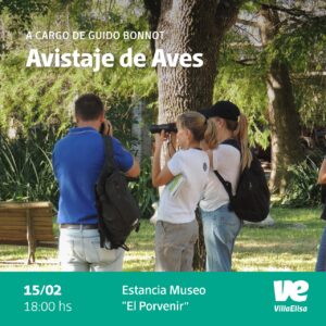 Villa Elisa: Se concretará mañana una nueva jornada de Observación de Aves