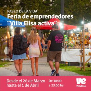 Fin de semana largo de FERIA DE EMPRENDEDORES en Villa Elisa