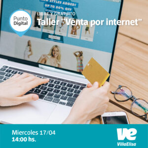 Capacitación gratuita en Venta por Internet en Villa Elisa