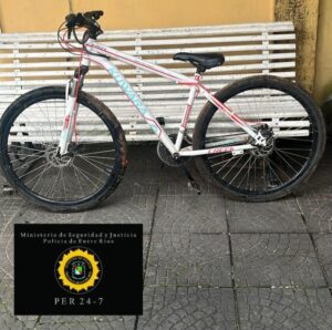 SE RECUPERÓ BICICLETA.