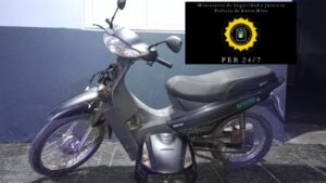 QUEDÓ DETENIDO POR SUSTRAER UNA MOTOCICLETA.