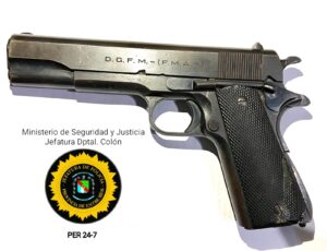 Secuestro de un arma de fuego