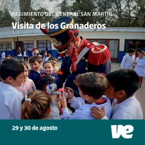 Villa Elisa recibirá la visita de 6 Integrantes del Regimiento de Granaderos “Gral. San Martín”