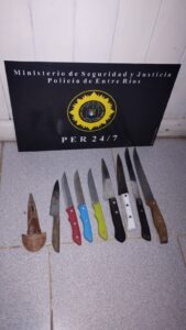 Allanamiento por Violencia de Género en Colón: Secuestro de Armas Blancas y Exclusión de un masculino.