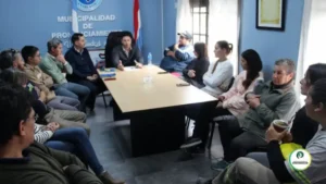 Pronunciamiento: Reunión y organización para los servicios de cantina de la fiesta del pueblo