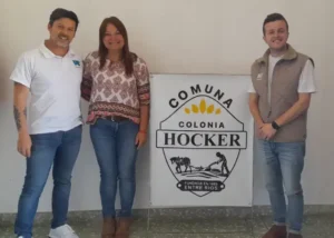 La Presidenta Comunal de Hocker se reunió con personal de la Dirección de Turismo de la ciudad de Villa Elisa