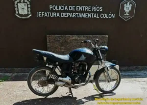 Colón: Secuestro de Motocicleta con irregularidades
