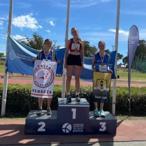 La elisense Milagros Orcellet campeona nacional en salto triple en los Juegos Nacionales Evita