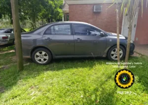 Villa Elisa: Personal Policial Secuestró automóvil sustraído en San José