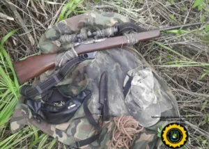 Secuestro de Arma de Fuego y otros elementos para establecer Real Procedencia y Propiedad