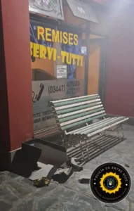 Hombre interceptado en San José tras causar daños en un local
