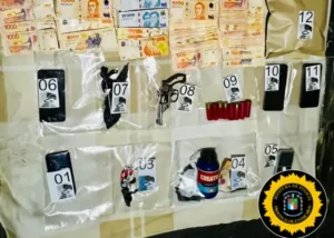 Allanamiento en San José: secuestran drogas, un arma y detienen a un hombre.