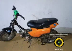 Villa Elisa: Secuestro de Motovehículo