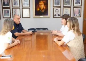 Lambert recibió al nuevo Jefe Departamental de Policía