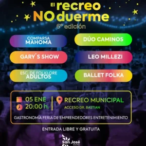 Primera fecha del año de El Recreo No Duerme en San José