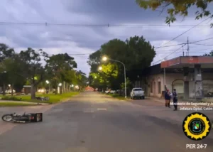 Villa Elisa: Hombre perdió la vida tras un Accidente de Tránsito