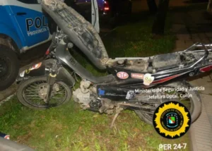 Colón: Secuestro de Motovehículo con irregularidades