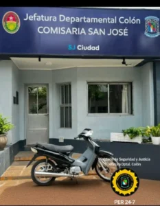 Personal  policial recuperó motovehículo sustraído en Liebig