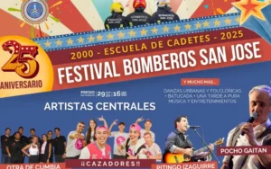 Festival en conmemoración a los 25 años de la Escuela de Cadetes de Bomberos San José