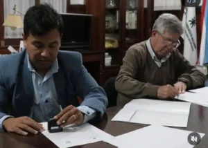 Firma de convenio entre la Comuna de Arroyo Barú y UTN de Concepción del Uruguay