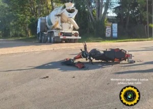 Colón: Motociclista resultó con Lesiones Graves en un Siniestro Vial