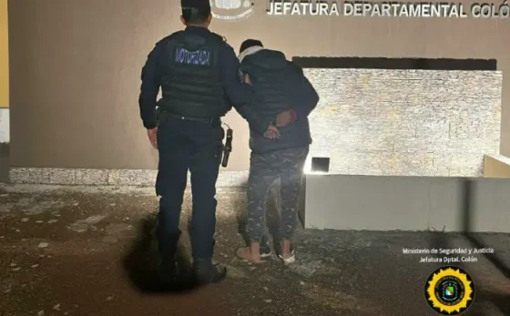 Colón: Personal Policial sorprendió un masculino intentando abrir un vehículo