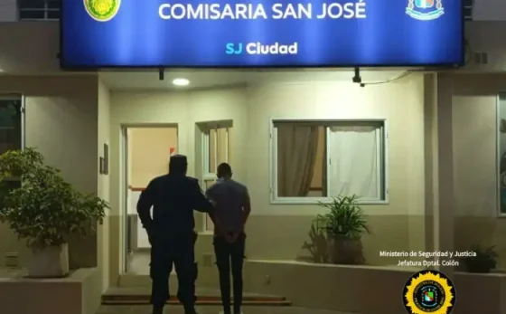 Sujeto aprehendido por Daños en Flagrancia en San José