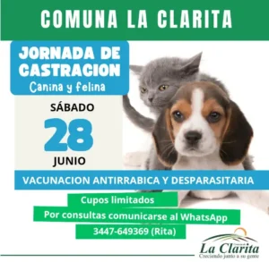 Jornada de castración en La Clarita