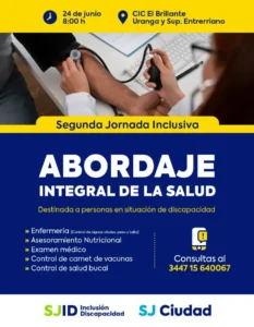 San José: Segunda Jornada Inclusiva de Abordaje Integral de la Salud
