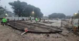 Villa Elisa: Última etapa de la puesta en valor de la Plazoleta Belgrano