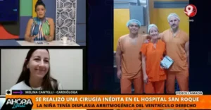 Cómo fue la cirugía inédita que le salvó la vida a una niña en el Hospital San Roque de Paraná