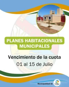 Municipalidad de 1° de Mayo: Aviso importante