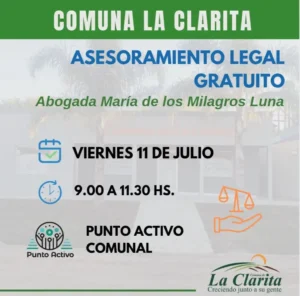 Asesoramiento legal gratuito para la comunidad de La Clarita