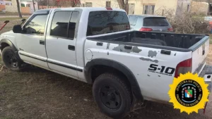 Allanamiento y secuestro de una camioneta
