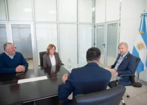 Gestiones de la Municipalidad de Primero de Mayo ante el Gobernador Rogelio Frigerio